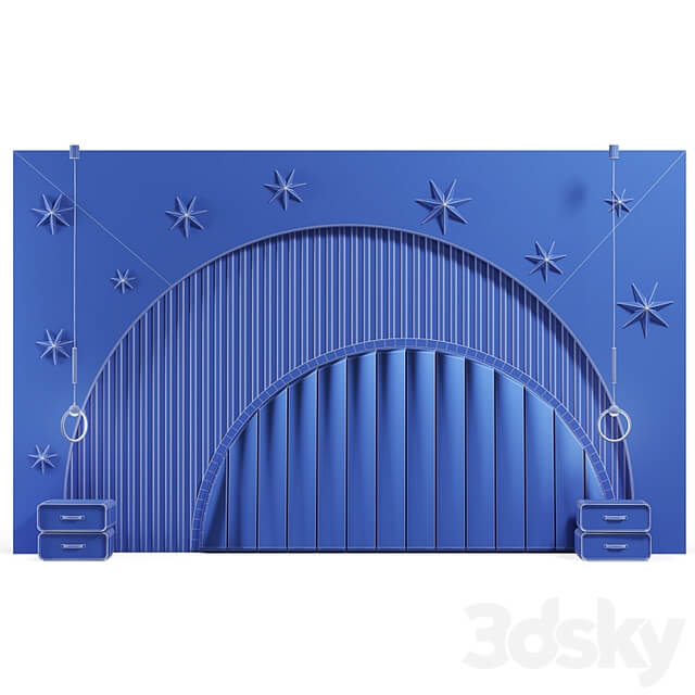 Headboard in nursery 01