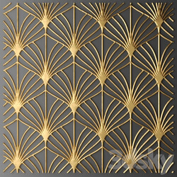 The panel grille. Other decorative objects 3D Models 
