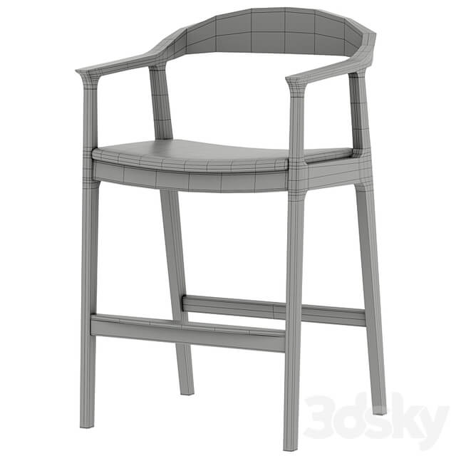 Barolo semi bar chair by deephouse