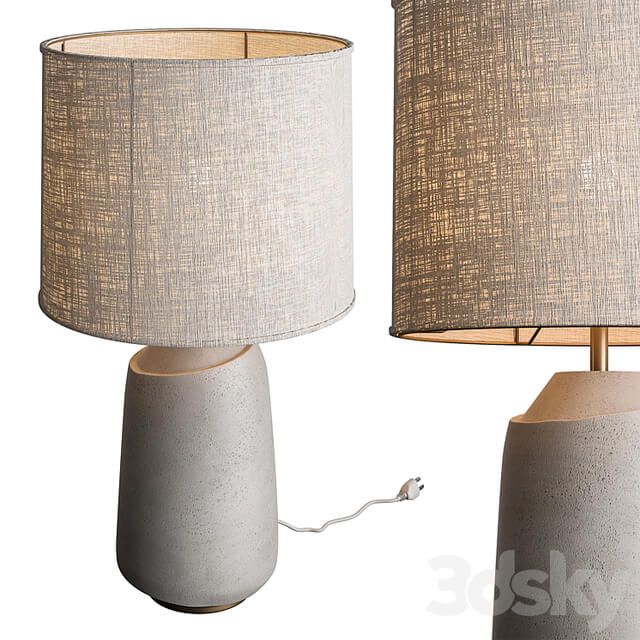 Vase Fabric Table Lamp 04