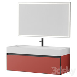 Bathroom furniture Antonio Lupi Design Atelier + Gesto L126, L90 