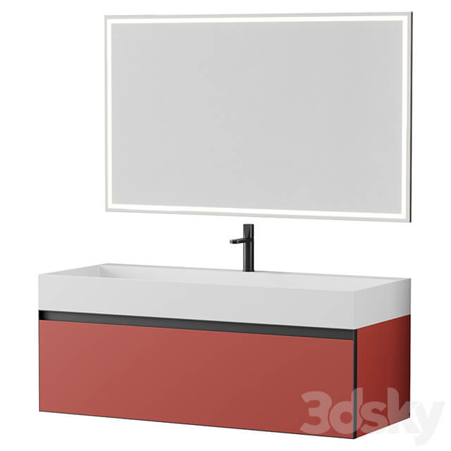 Bathroom furniture Antonio Lupi Design Atelier + Gesto L126, L90