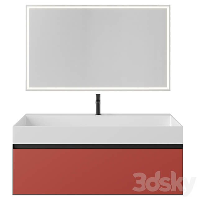 Bathroom furniture Antonio Lupi Design Atelier + Gesto L126, L90