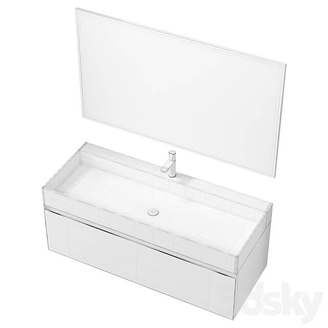 Bathroom furniture Antonio Lupi Design Atelier + Gesto L126, L90