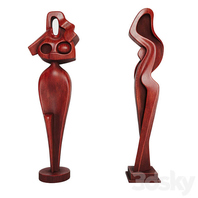 carved women figures