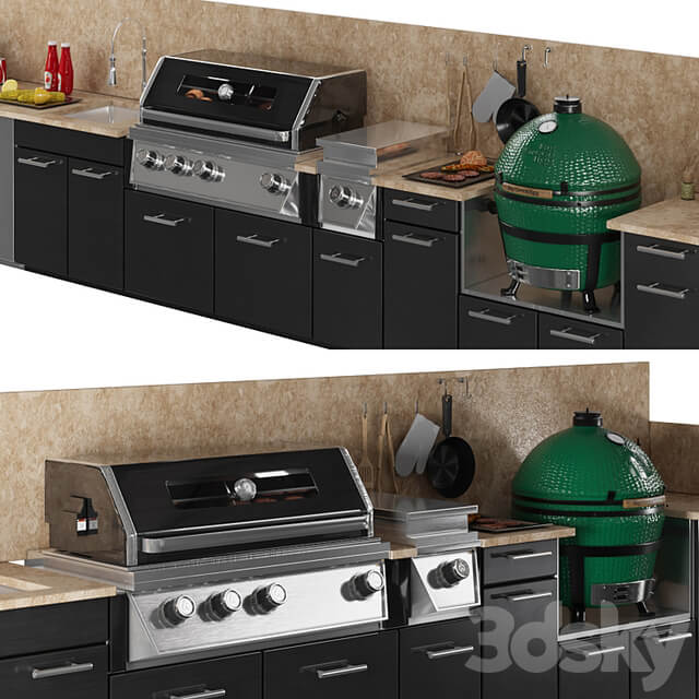 TREX outdoor kitchen