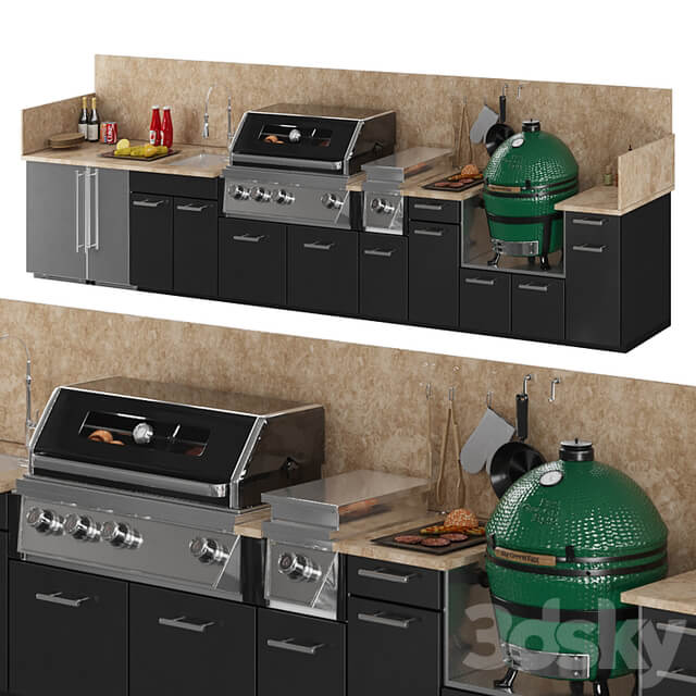 TREX outdoor kitchen
