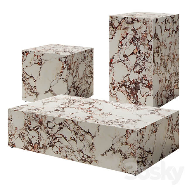 AUDO Plinth Marble Table by Norm (Menu)