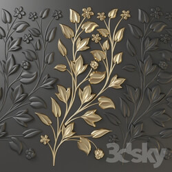 Elegant decor 3D wall 