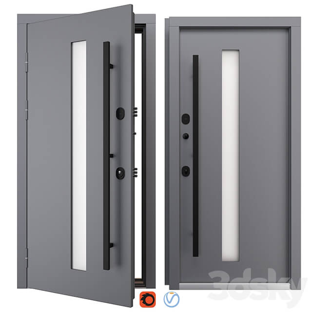 Entrance metal door Nova 038 (WISNIOWSKI)