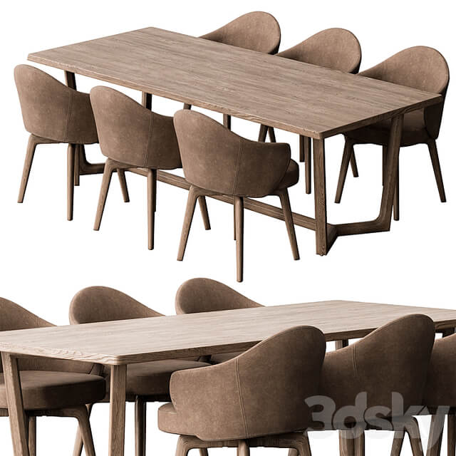 Dinning Table Wooden Set 30