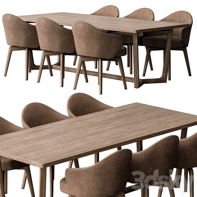 Dinning Table Wooden Set 30