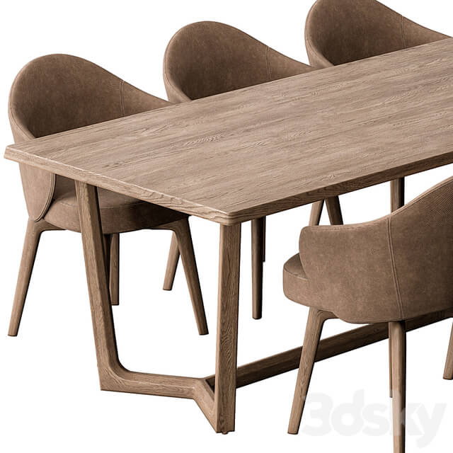Dinning Table Wooden Set 30