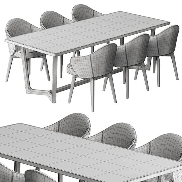 Dinning Table Wooden Set 30