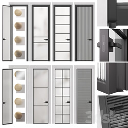 Aluminum partition doors FORMATO 