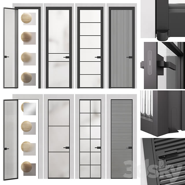 Aluminum partition doors FORMATO