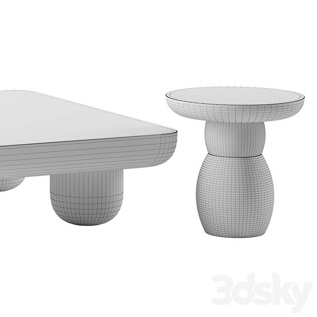 Clouded Coffee Tables by Lulu and Georgia