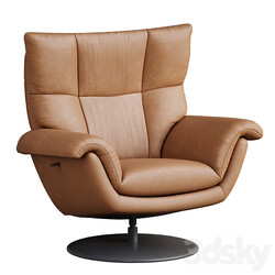 Deacon Leather Swivel Recliner armchair 