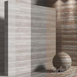 Material (seamless) travertine stone set 189 