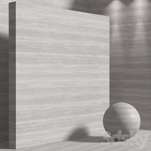 Material (seamless) travertine stone set 189