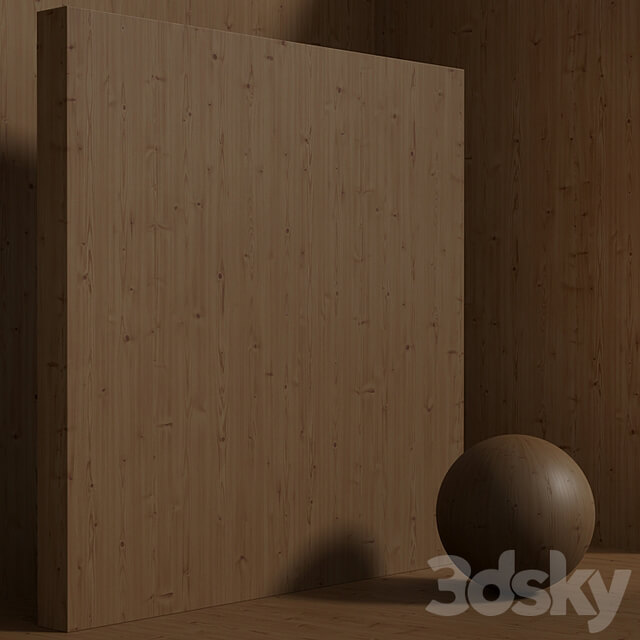 Material wood (seamless) pine spruce set 159