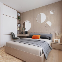 3D Interior Scenes File 3dsmax Model Bedroom 286 By Nguyen Tuan 