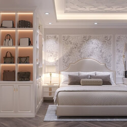  3D Interior BedRoom Model by Tran Trung Hieu 