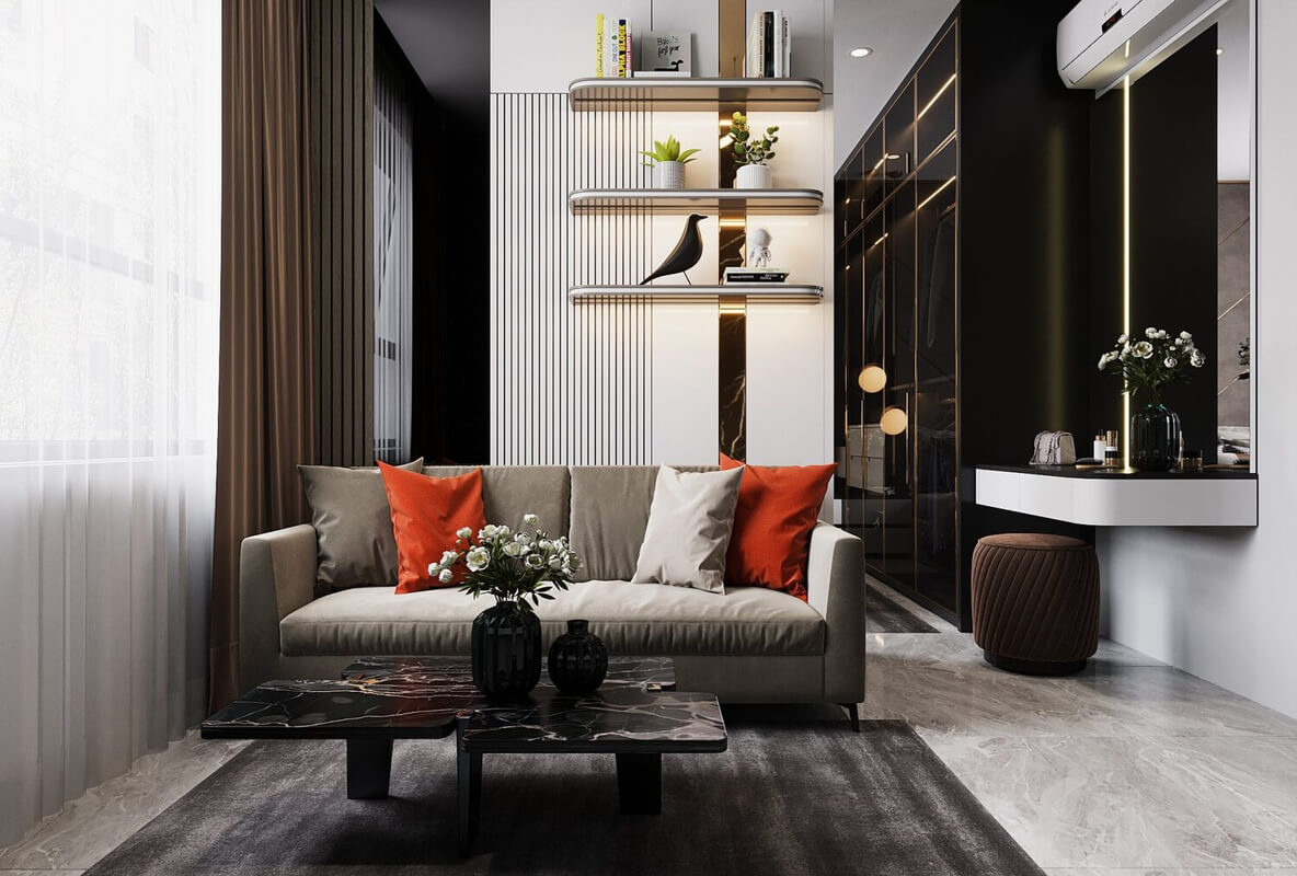  Apartment Interior Model By Nguyen Huu Cong