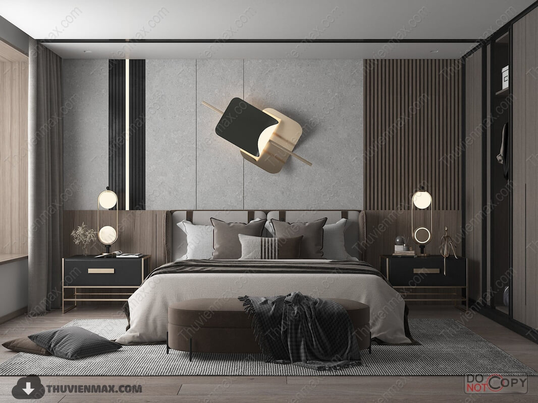 3D Interior Scenes File 3dsmax Model Bedroom 565 By Huy Hieu Lee