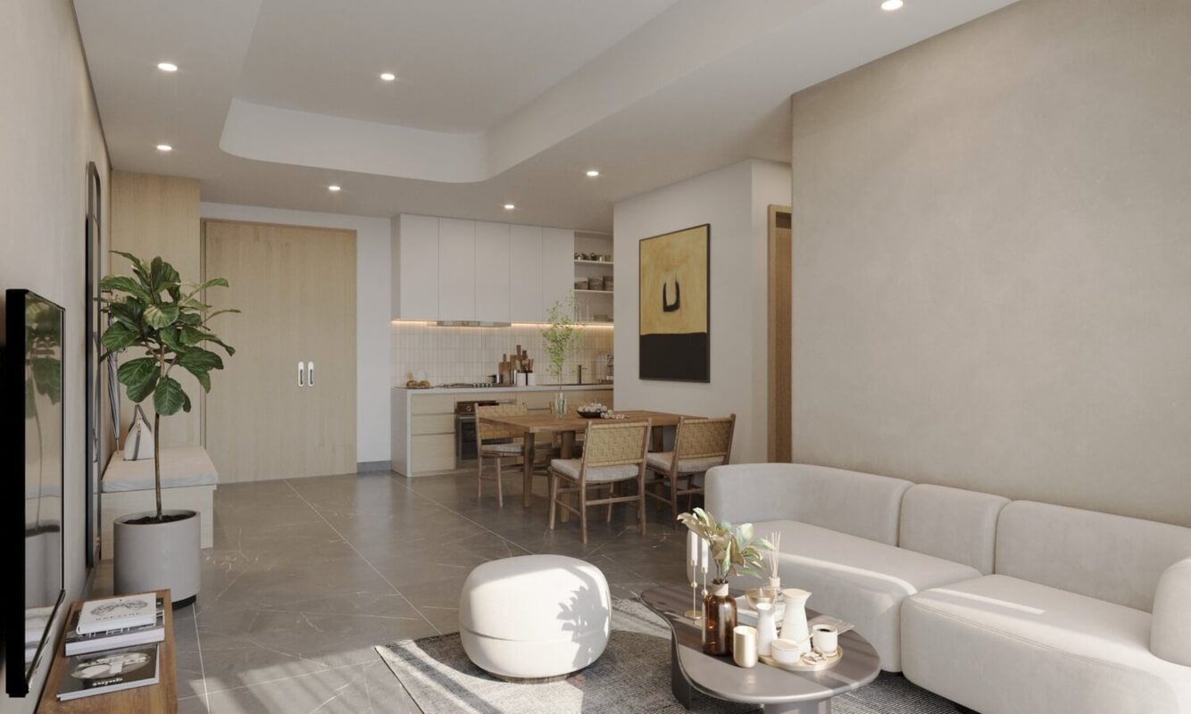  Living Room Interior Model By Thang Bui