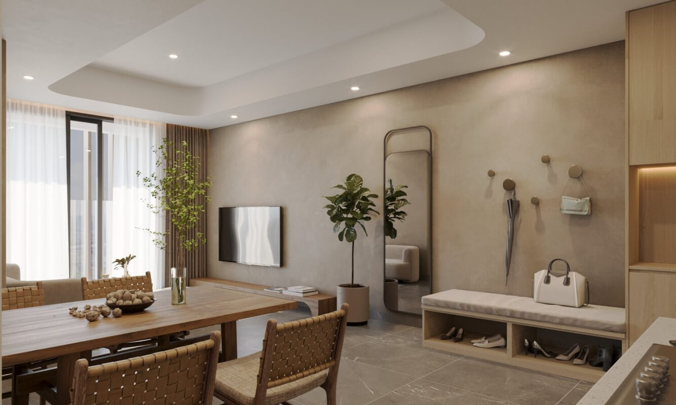 Living Room Interior Model By Thang Bui