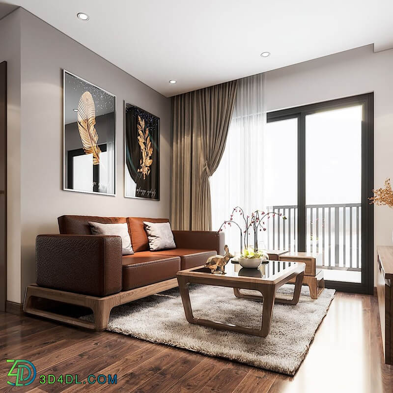 3D Interior Scene File 3dsmax Model Livingroom 309 By Tung Nguyen