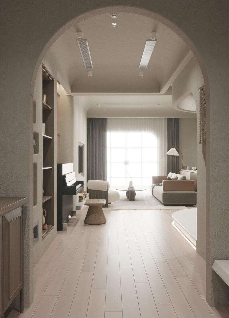  Living Room- Kitchen Interior by Tuan Dat