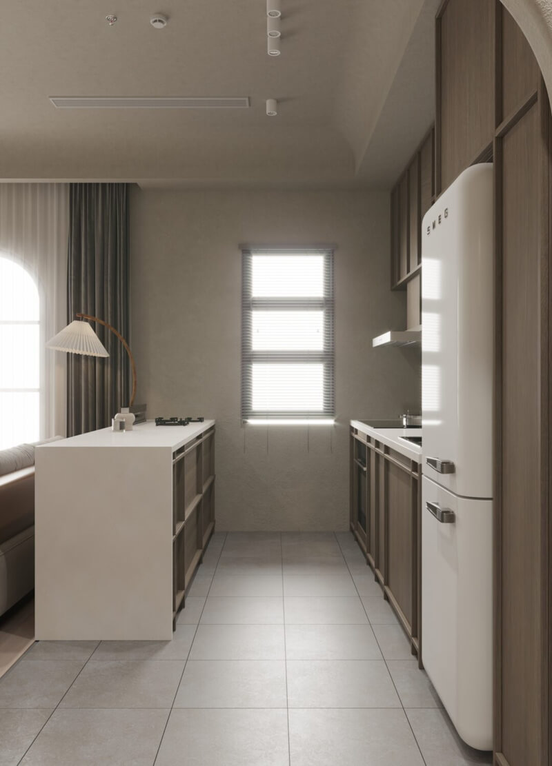  Living Room- Kitchen Interior by Tuan Dat
