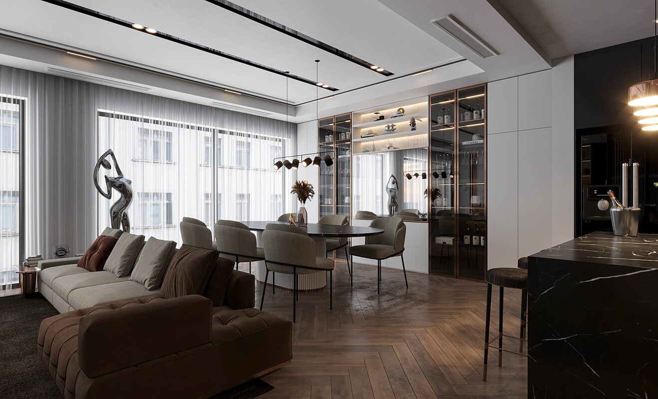 3D Interior Apartment 245 Scene File 3dsmax By Tran Quang Sang