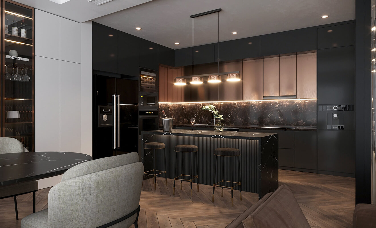 3D Interior Apartment 245 Scene File 3dsmax By Tran Quang Sang