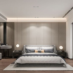 3D Interior Scenes File 3dsmax Model Bedroom 263 By Chun's Nguyen 