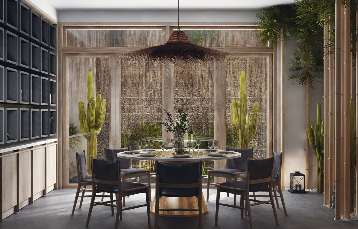  Interior Kitchen Room- Dining by Chinh Van