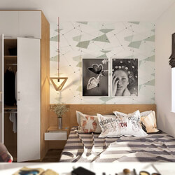 3D Interior Scenes File 3dsmax Model Bedroom 103 