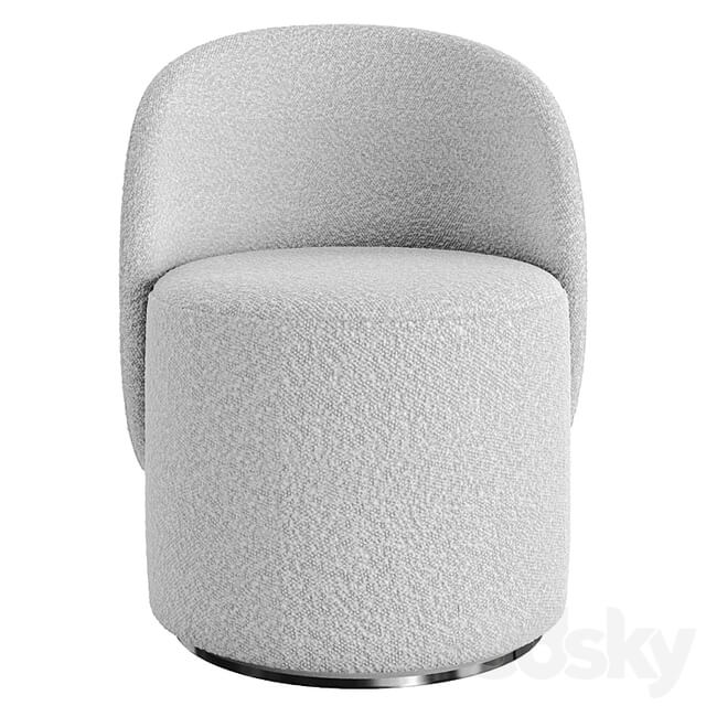 Round swivel chair NORDIC