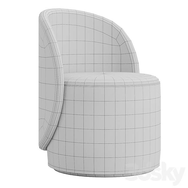 Round swivel chair NORDIC