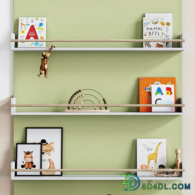 Decor and furniture for children&#39;s Set 003