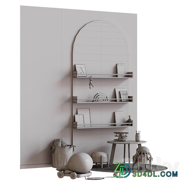Decor and furniture for children&#39;s Set 003