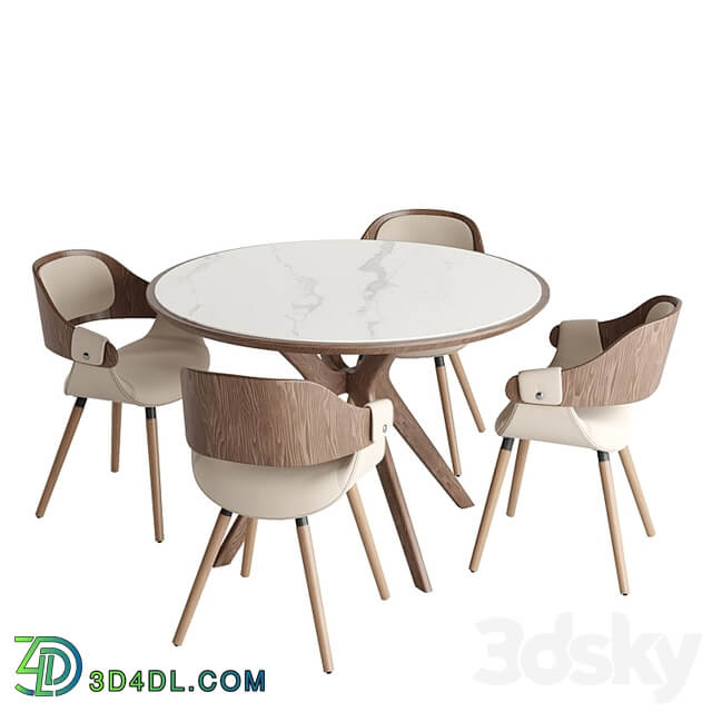 Tango dining table and Jody chairs