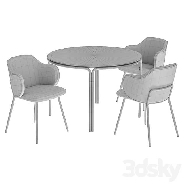 Suanna Dining Chair and Chici Table
