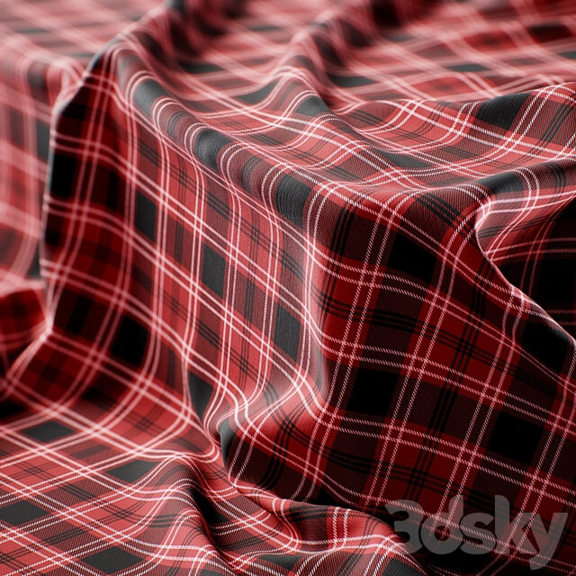 5 Tartan Fabric Texture 2k vol1 seamless PBR + SBSAR