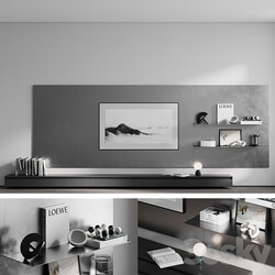 TV wall Glowe 