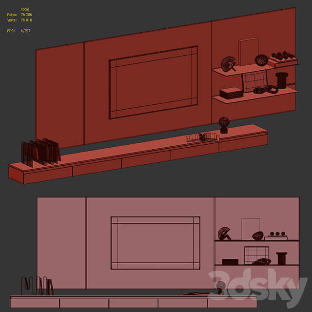 TV wall Glowe