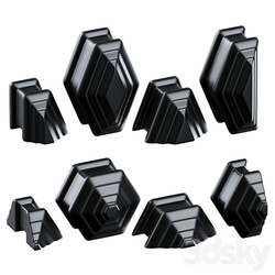 Glass blocks. Set 5. 