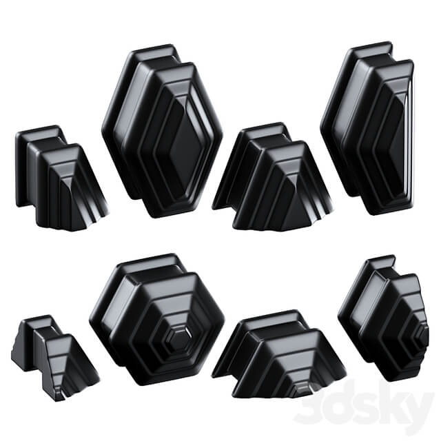 Glass blocks. Set 5.